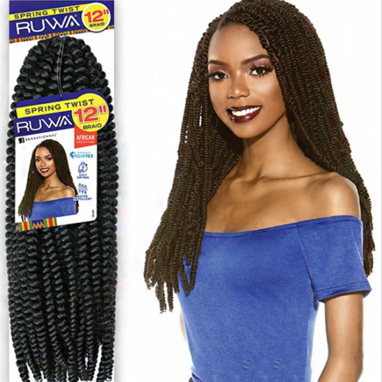 Sensationnel Synthetic Braid Ruwa Spring Twist 12"