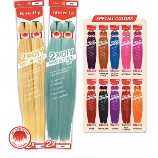 Outre DIY Pre Stretched Braid 50" NEW COLORS