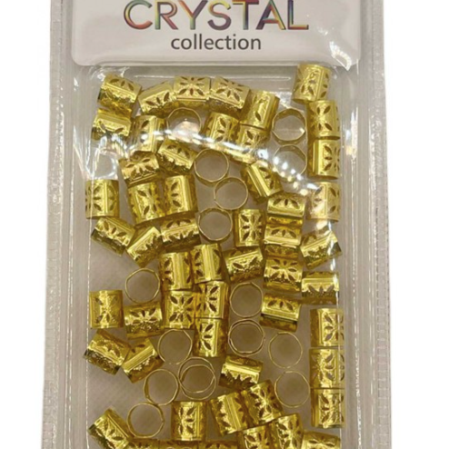 Crystal Collection Gold/ Silver Hair Charm 8MM