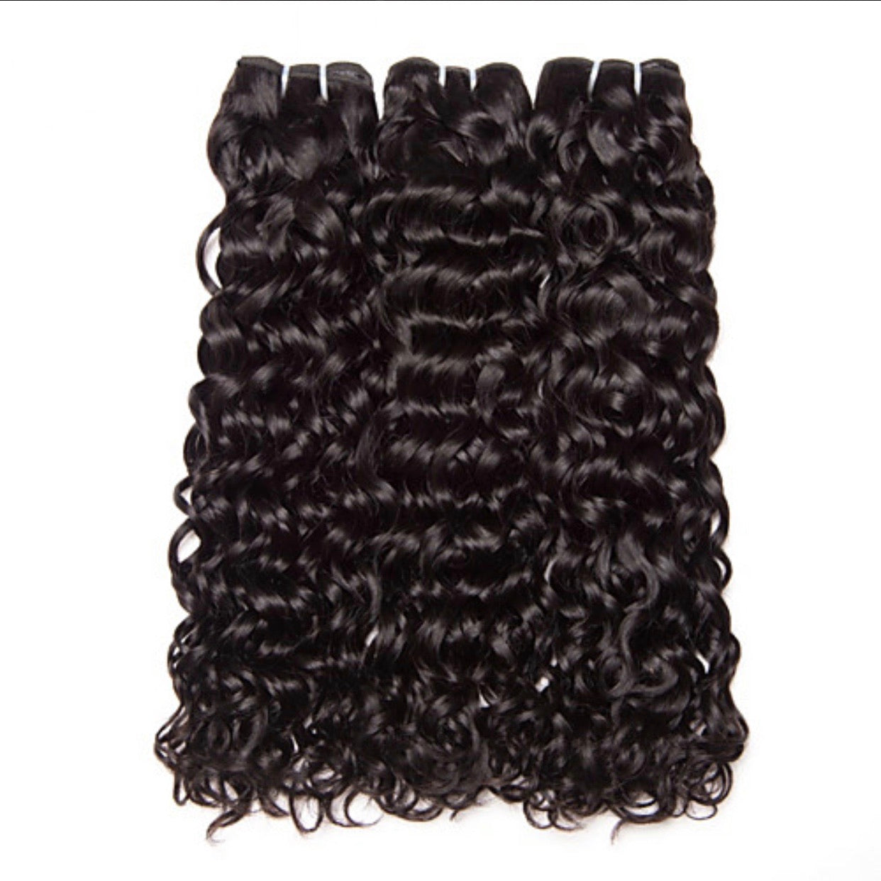 Water Wave Curly Human Hair Bundle Package
