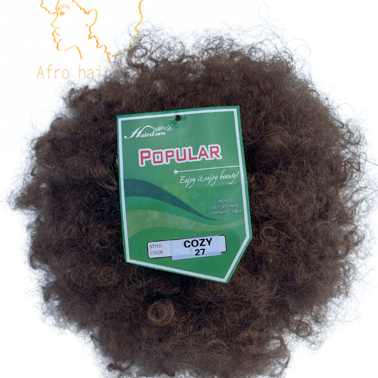 Afro Hair Ponytail Medium String with Draw Pull  String