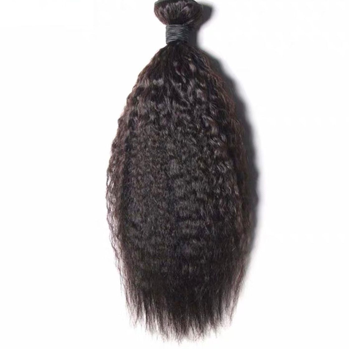 Afro Kinky Straight Human Hair Bundle Package