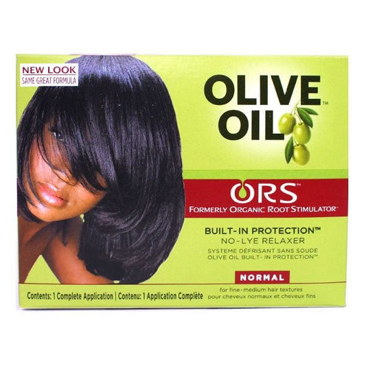 No-Lye Hair Relaxer System, Normal (ORS Olive Oil Built-In Protection)